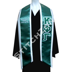 Kappa Phi Gamma Greek Graduation Sash and Stole - StitchZone / Segami Designs