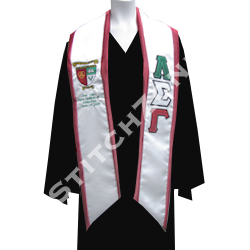 Lambda Sigma Gamma Greek Graduation Sash and Stole - StitchZone / Segami Designs