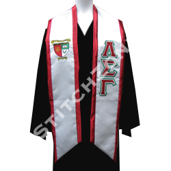 Lambda Sigma Gamma Greek Graduation Sash and Stole - StitchZone / Segami Designs