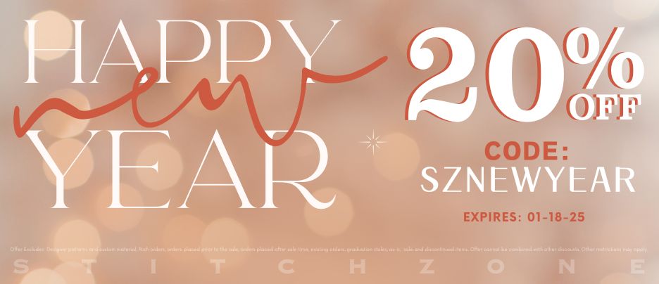 StitchZone New Years Sale