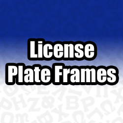 Custom Greek License Plate Frames - Stitchzone / Segami Designs