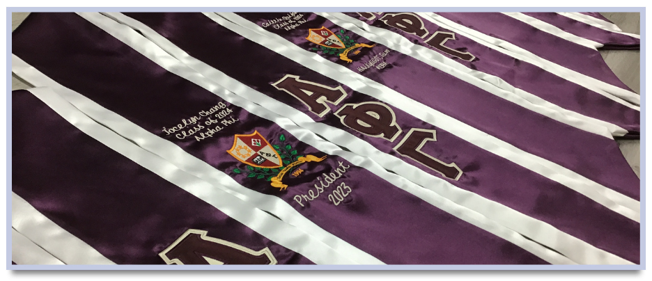 Custom Greek apparel fabric and fraternity clothing